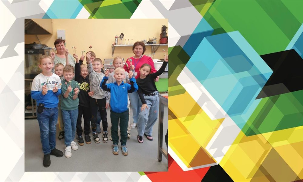 Geometrinis spalvų blokas